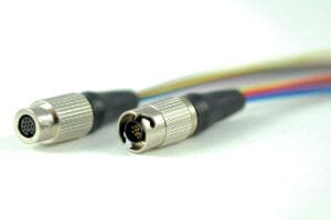 Fiber optic and electrical connector